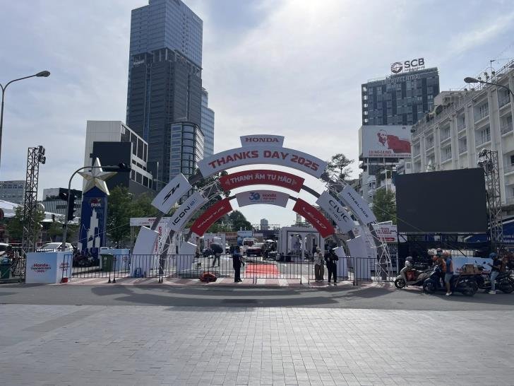 Sự kiện thương hiệu ngoài trời Honda Thanks Day 2025